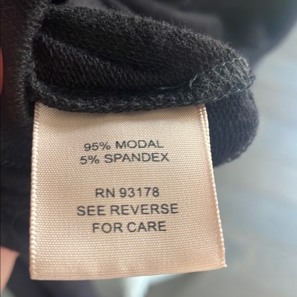 Philosophy Black Long Sleeve Top with Red Heart Patch - Picture 7 of 7